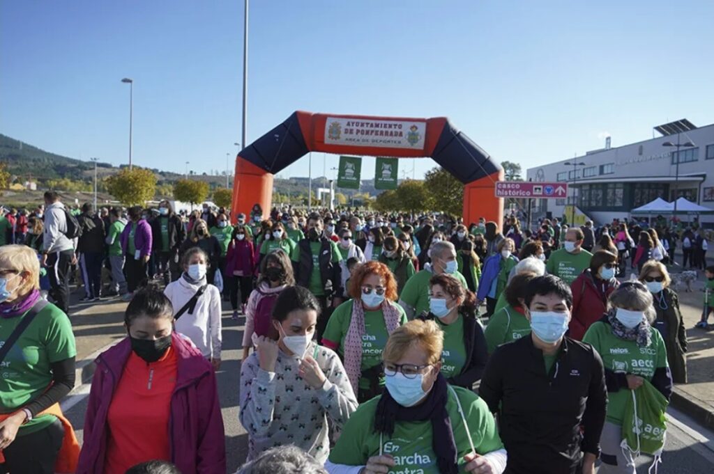 Marcha contra el cáncer Ponferrada